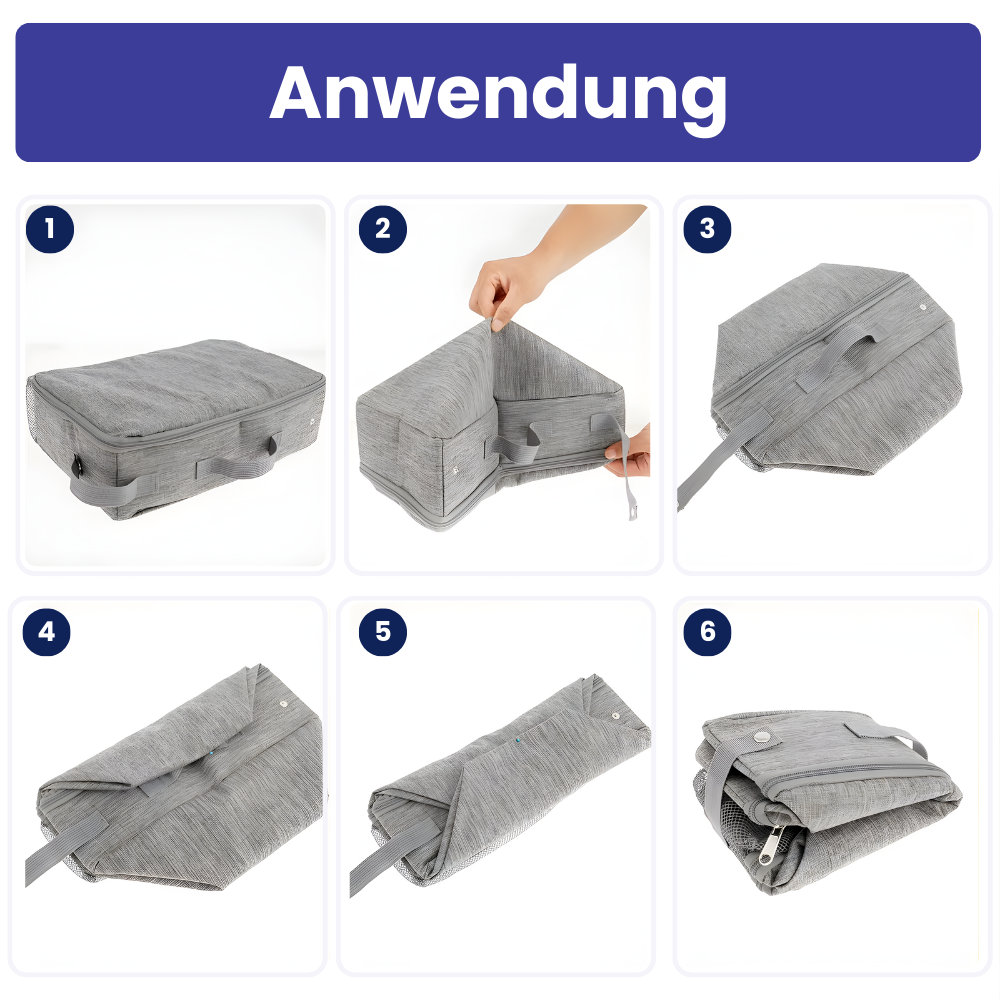 Tragbare Katzentoilette – Faltbar, wasserfest & perfekt für jede Reise